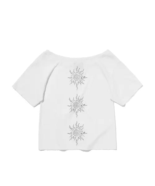 [SUADE] SUNNY ONE SHOULDER TEE [WHITE]