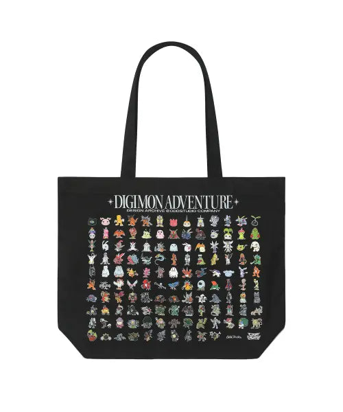 [ODDSTUDIO] Digimon Adventure All Characters Shoulder Bag - Black / [디지몬 어드벤처] Digimon All Characters Shoulder Bag - BLACK