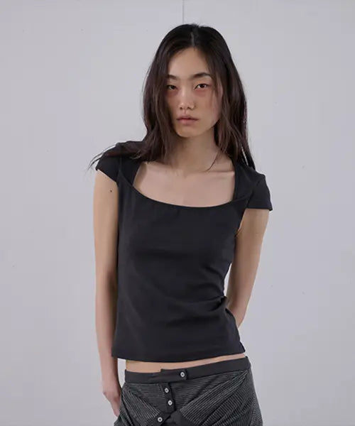 [ORDES] CORE CAP SLEEVE TEE (4 COLOR) / 코어 캡 슬리브 티(4 COLOR)