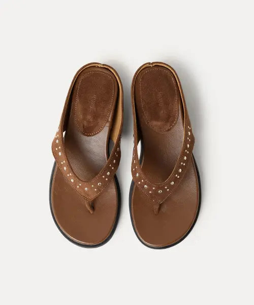 [MIXXO] Stud Flip-flops MIAWNG90SS / 스터드 플립플랍_MIAWNG90SS