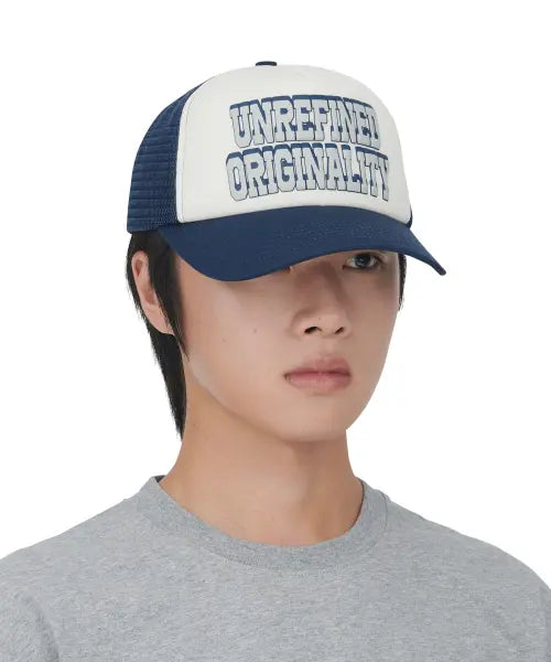 [NOMANUAL] U.O TRUCKER CAP - NAVY