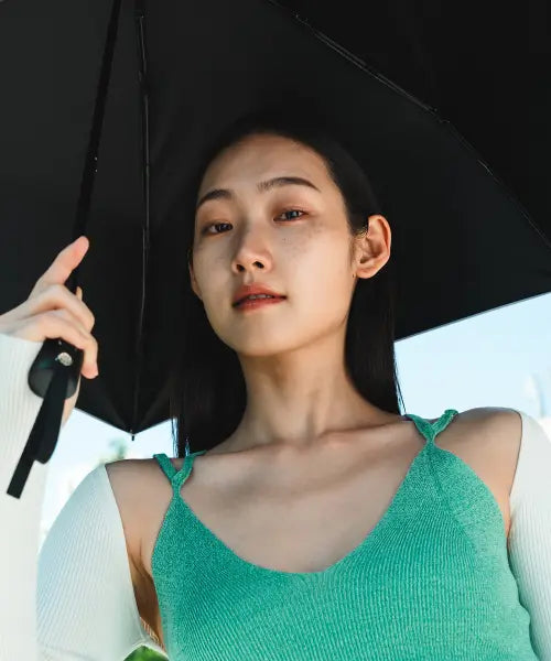 [PERSIMMON] Skin Barrier Heat-Blocking Umbrella 3-Section Manual / [열차단] [M사이즈추가] 스킨베리어 열차단 우양산 3단 수동 PUPNU60009