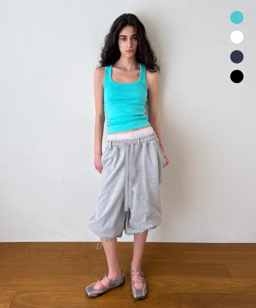 [SANDRIC] LINE.01 tank top_4color