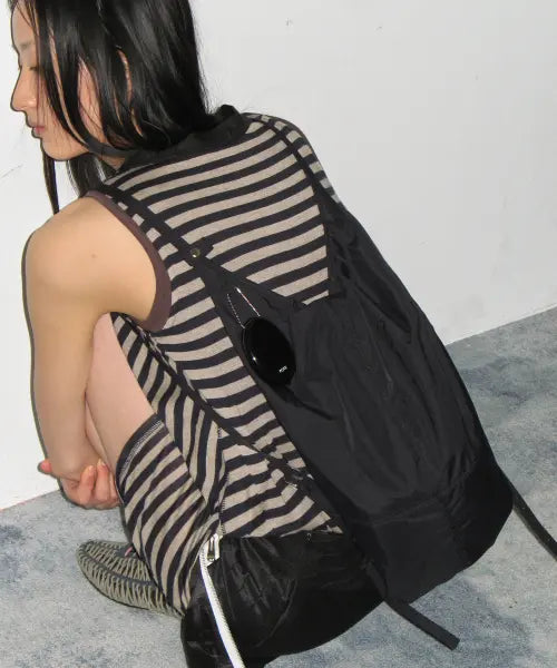 [POTE] 0014 3-Way Flow Bag_Black / 0014 3-Way 플로우 백_블랙
