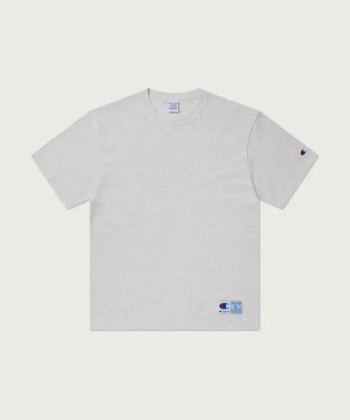 [CHAMPION] Jog Tack Short Sleeve T-Shirt Light Grey / 조그택 반팔 티셔츠 Light Grey