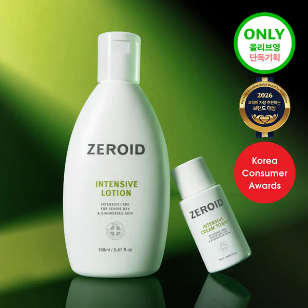[ZEROID] Zeroid Intensive Lotion 160ml (with Cream Toner 25ml) / 제로이드 인텐시브 로션 160ml 기획 (+크림 토너 25ml)