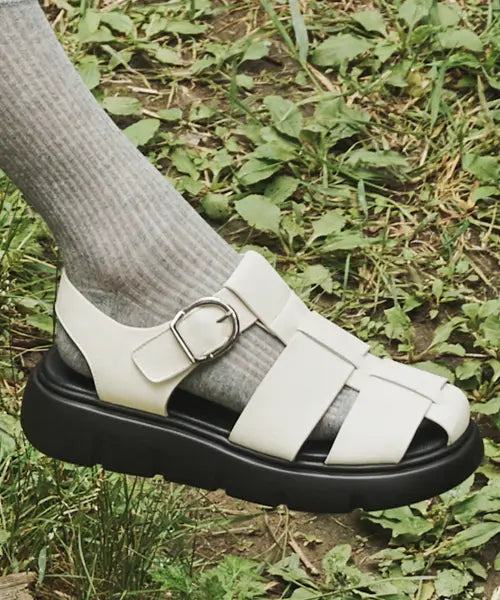 [WETTIA] Platform Fisherman Sandals (2.5cm Height Added) / [2.5cm추가]플랫폼 피셔맨 샌들 58319+68305