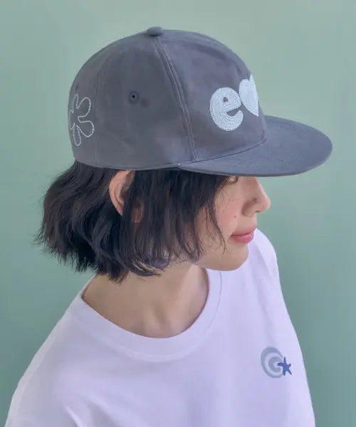 [AMBLER] Stitch Logo Cap Ball Cap  AH701(Dark-Gray) / Stitch Logo Cap 자수 캠프 볼캡 AH701 (다크그레이)