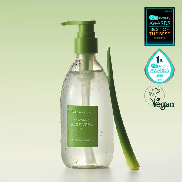 [aromatica] Aromatica Soothing Aloe Vera Gel 500ml / [쿨링진정/대용량] 아로마티카 수딩 알로에 베라 젤 500ml