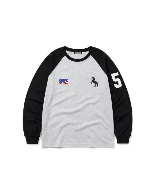 [NICKEL HOUSE] Nickel Donkey Raglan Long Sleeve / 닉켈 동키 나그랑 롱슬리브