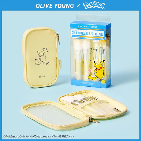 [Fillimilli] Fillimilli Mini Makeup Brush Kit (5pcs) / 필리밀리 미니메이크업브러시키트(5종) 단품/기획