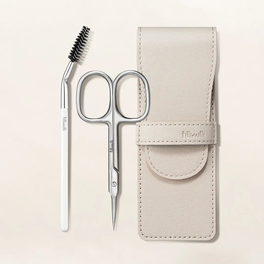 [Fillimilli] Phil Millie Precision Eyebrow Scissor Set (+ Mini Brow Brush) / 필리밀리 정교한 눈썹가위 세트(+ 미니 브로우브러시)