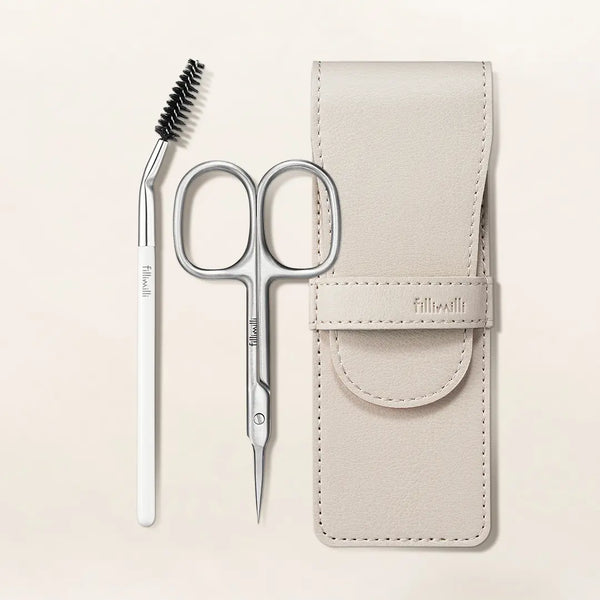 [Fillimilli] Phil Millie Precision Eyebrow Scissor Set (+ Mini Brow Brush) / 필리밀리 정교한 눈썹가위 세트(+ 미니 브로우브러시)