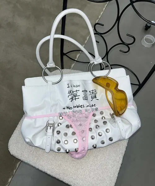 [SCULPTOR] Millionaire Tote Bag White