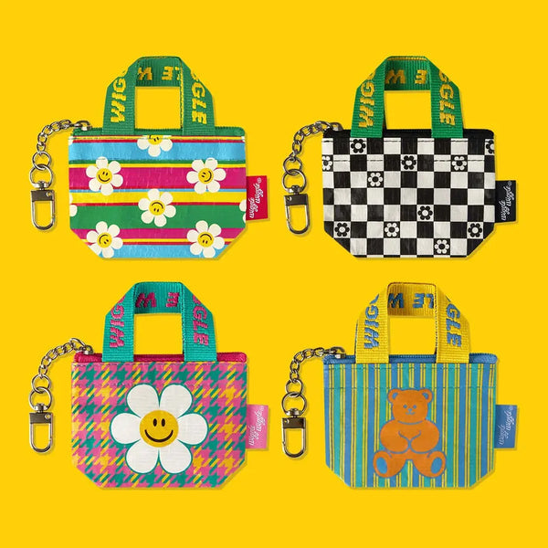[wiggle wiggle] Wiggle Wiggle Mini Tarpaulin Bag Keychain (Choose 1 of 8) / 위글위글 미니 타포린백 키링 8종 택 1