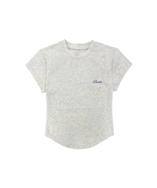[PASION] Pasion Essential Tee_Melange / 에센셜 반팔티_멜란지 Essential Tee_Melange