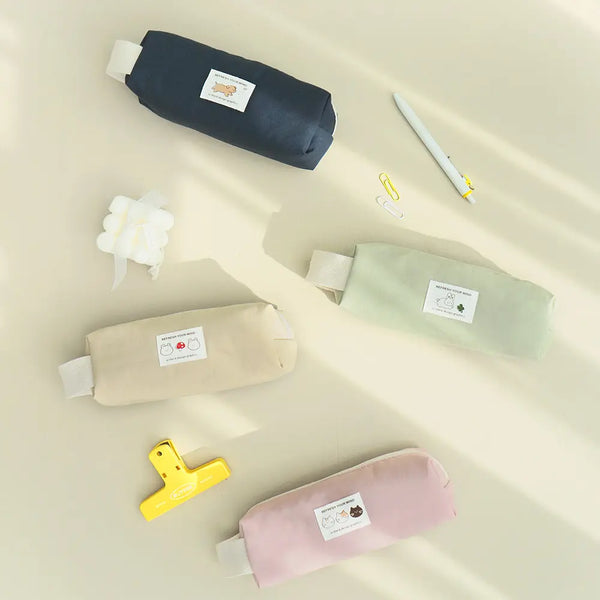 [O-Check] OCHEK Squishy Square Strap Pouch / 오첵 폭신폭신 사각 스트랩 파우치 필통 펜파우치