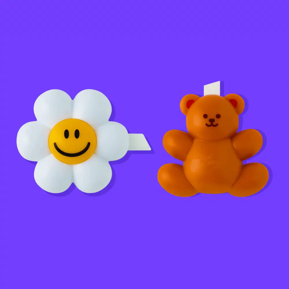 [wiggle wiggle] Wiggle Wiggle Mini Parcel Knife (Teddy Bear/Smile We Love) / 위글위글 미니 택배칼 (테디베어/스마일위러브)