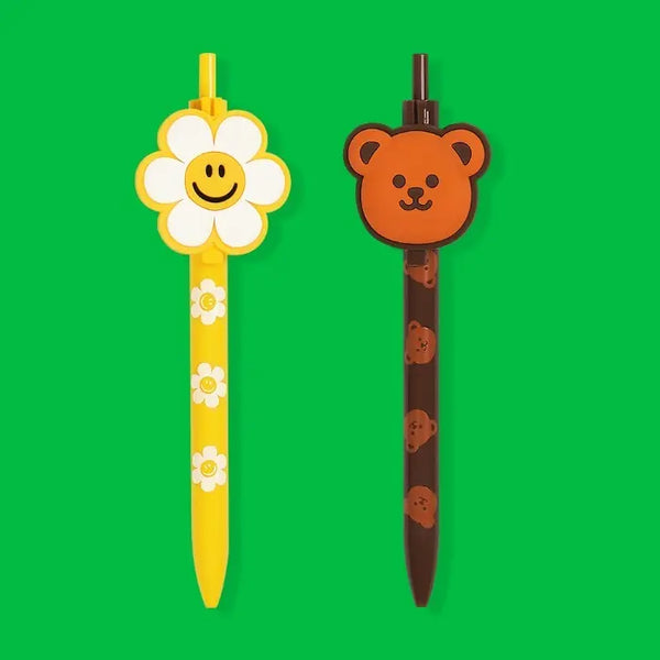 [wiggle wiggle] Wiggle Wiggle PVC Pen (Wiggle Bear / Smile We Love) / 위글위글 PVC 펜 (위글베어/스마일위러브)
