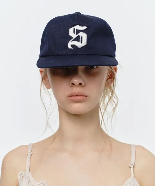 [SUNBURNPROJECT] S SYMBOL BALL CAP, NAVY