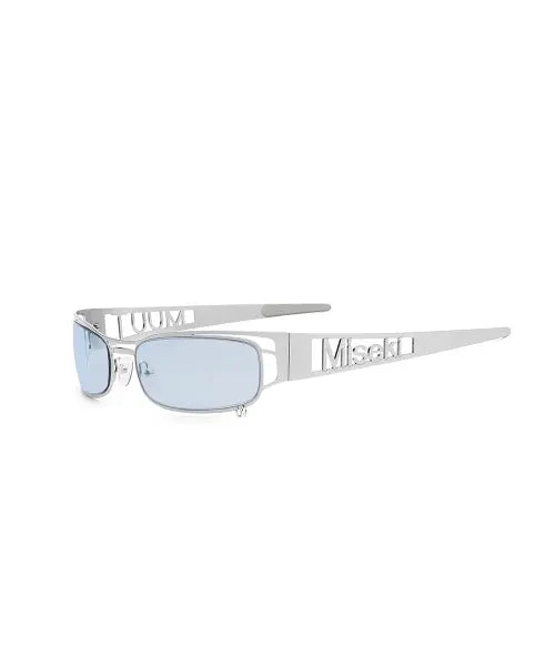[MISEKI SEOUL] MM1 logo headband eyewear SHINY SILVER / COOL GRAY