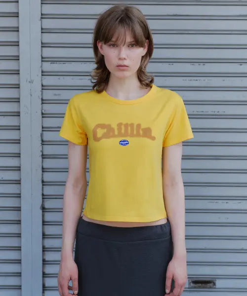 [SUNBURNPROJECT] CHILLIN T-SHIRT, YELLOW