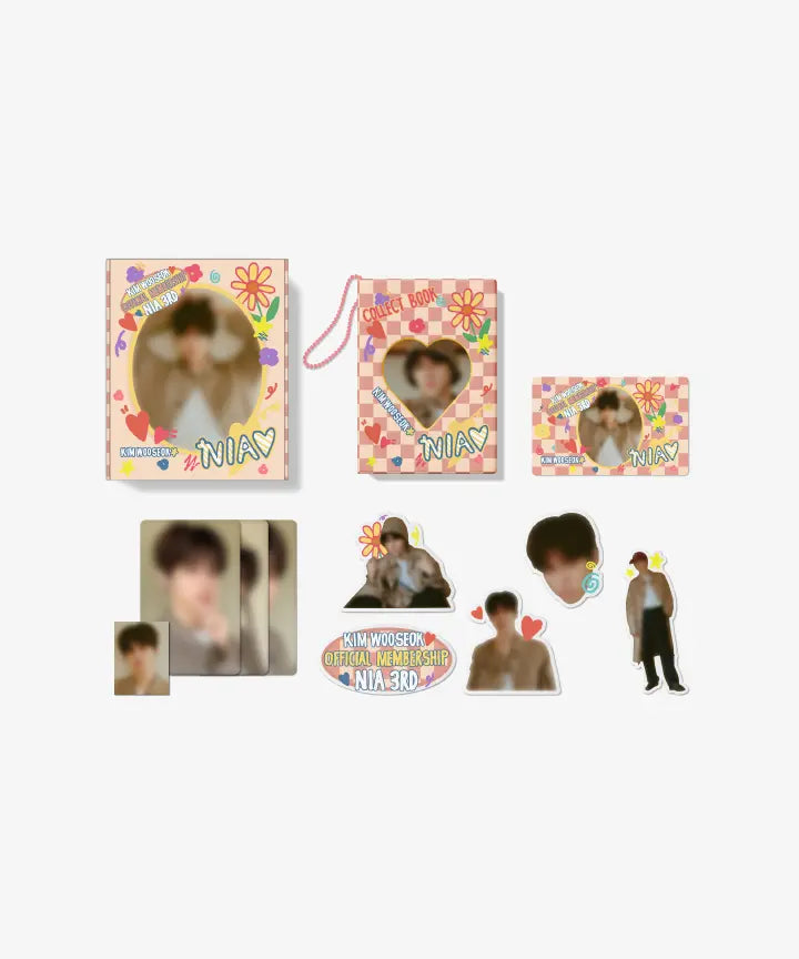 [KIM WOO SEOK] Nia 3rd MEMBERSHIP KIT