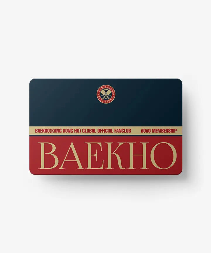 [BAEKHO(KANG DONG HO)] dOnO MEMBERSHIP