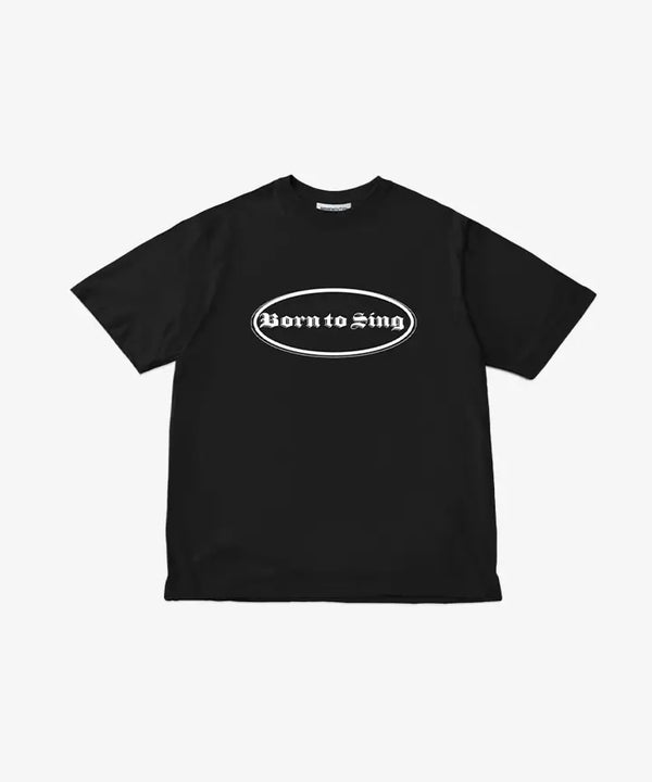 [KIM JUN SU] OVERSIZED T-SHIRT (UNISEX) (BLACK)