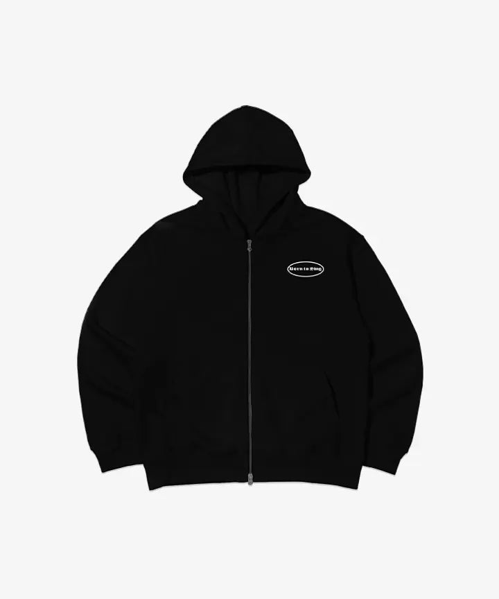 [KIM JUN SU] ZIP-UP HOODIE (BLACK)