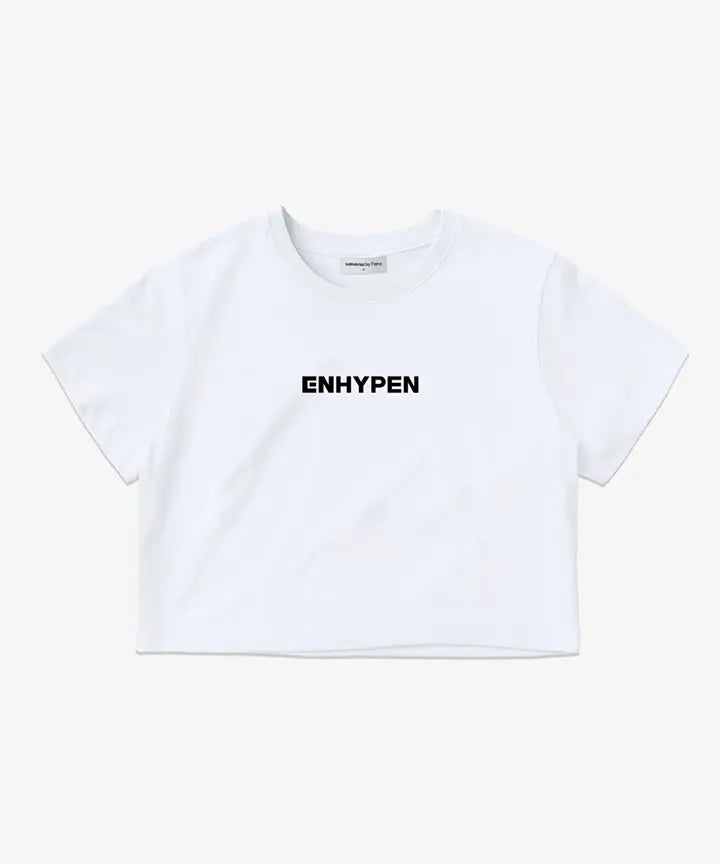 [ENHYPEN] CROP S/S T-SHIRT (WOMEN) (WHITE)