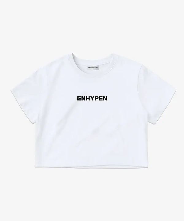 [ENHYPEN] CROP S/S T-SHIRT (WOMEN) (WHITE)