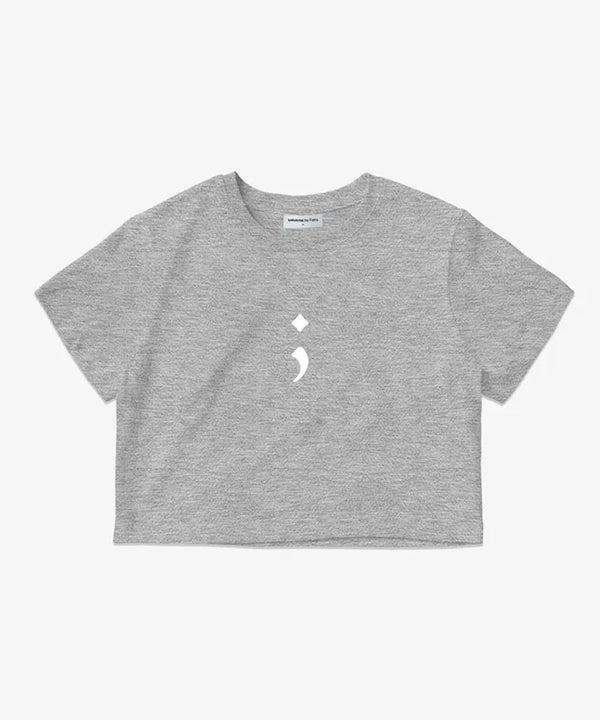[ENHYPEN] CROP S/S T-SHIRT (WOMEN) (M.GREY)