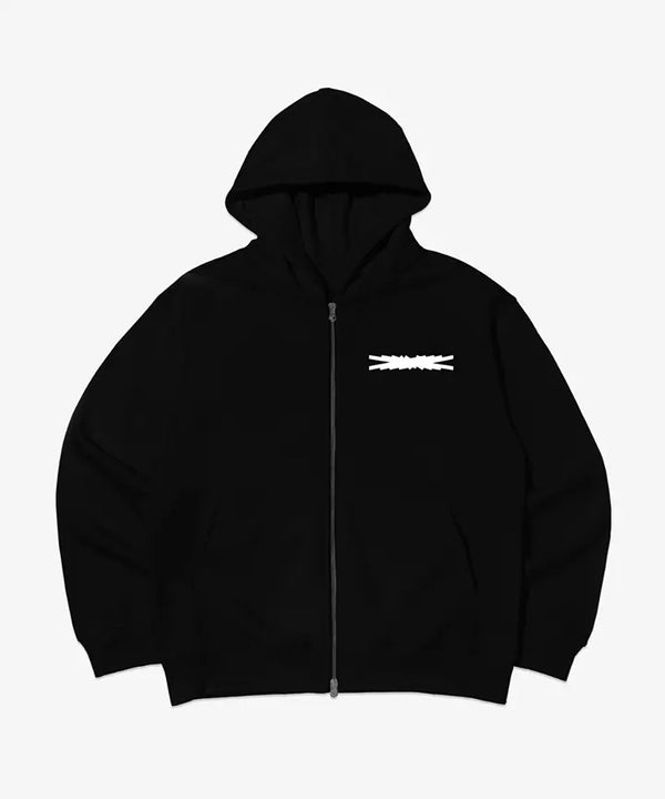 [LE SSERAFIM] ZIP-UP HOODIE (BLACK)