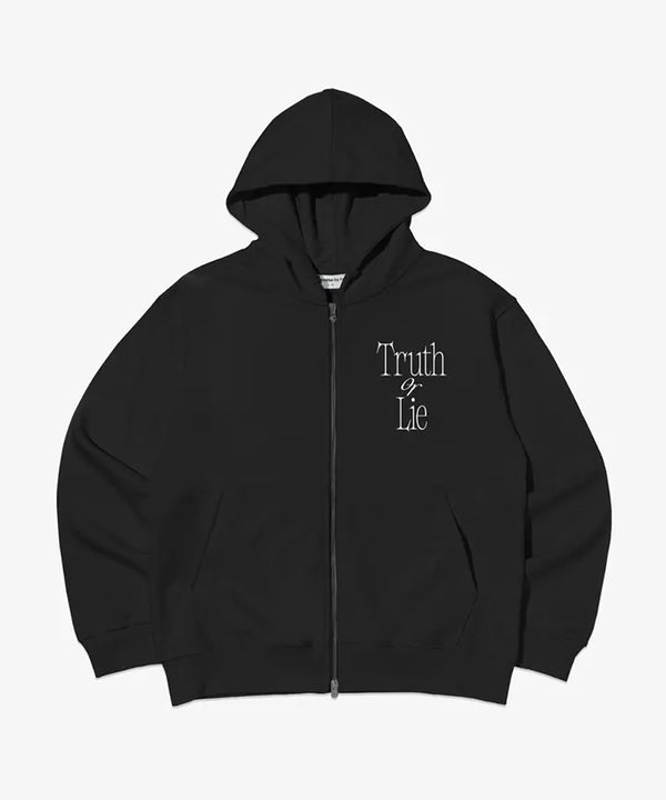 [HWANG MIN HYUN] ZIP-UP HOODIE (BLACK)