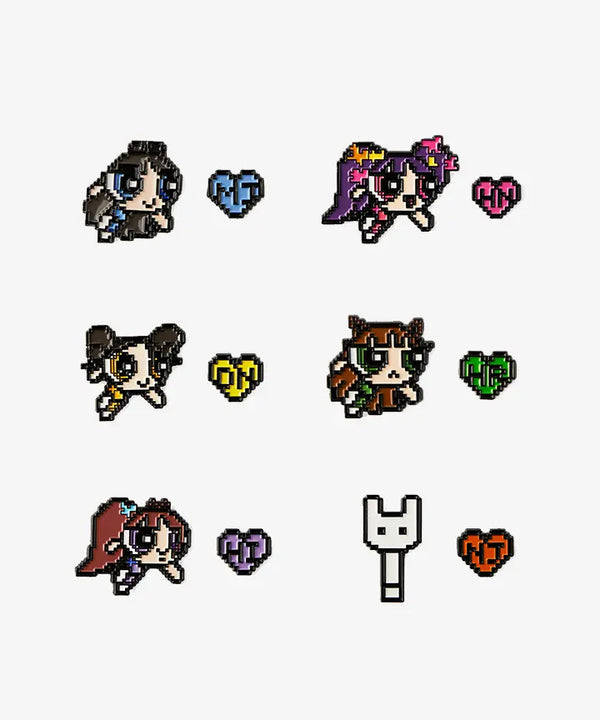 [NewJeans] THE POWERPUFF GIRLS x NJ METAL PIN BADGE