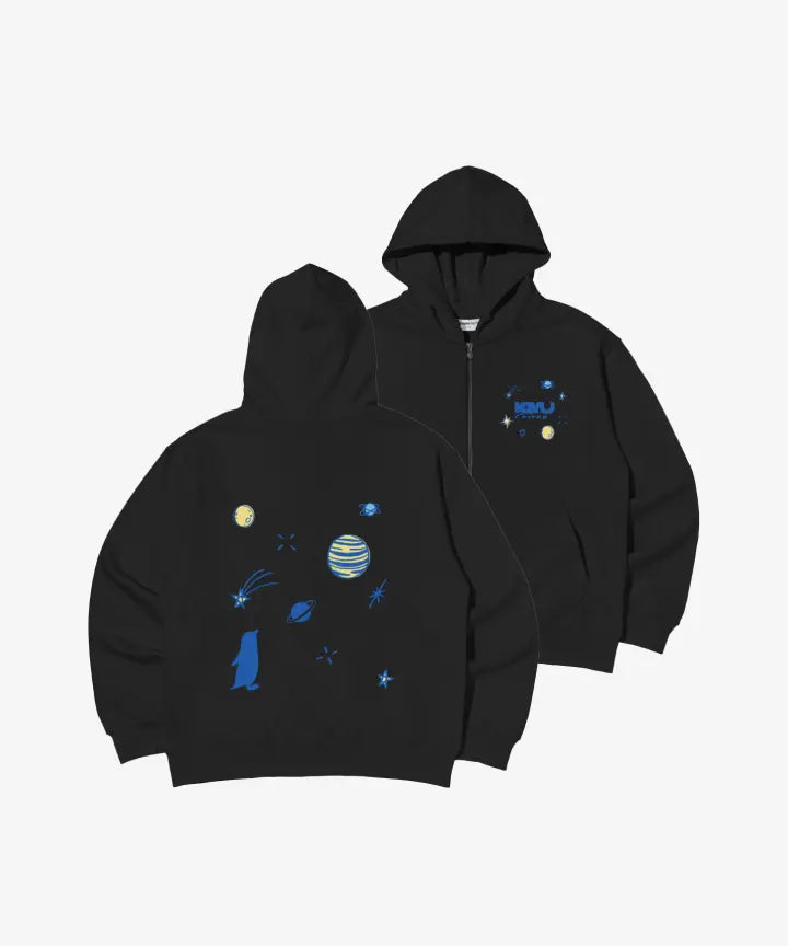 [KYUHYUN] KYUHYUN ZIP-UP HOODIE (BLACK)