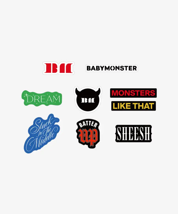 [BABYMONSTER] [SEEYOUTHERE] BABYMONSTER LOGO STICKER PACK