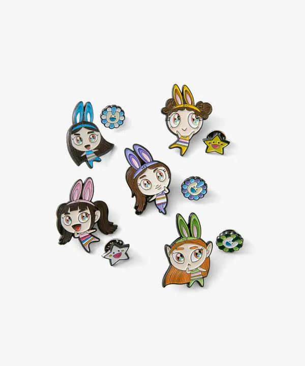 [NewJeans] NewJeans X MURAKAMI METAL PIN BADGE