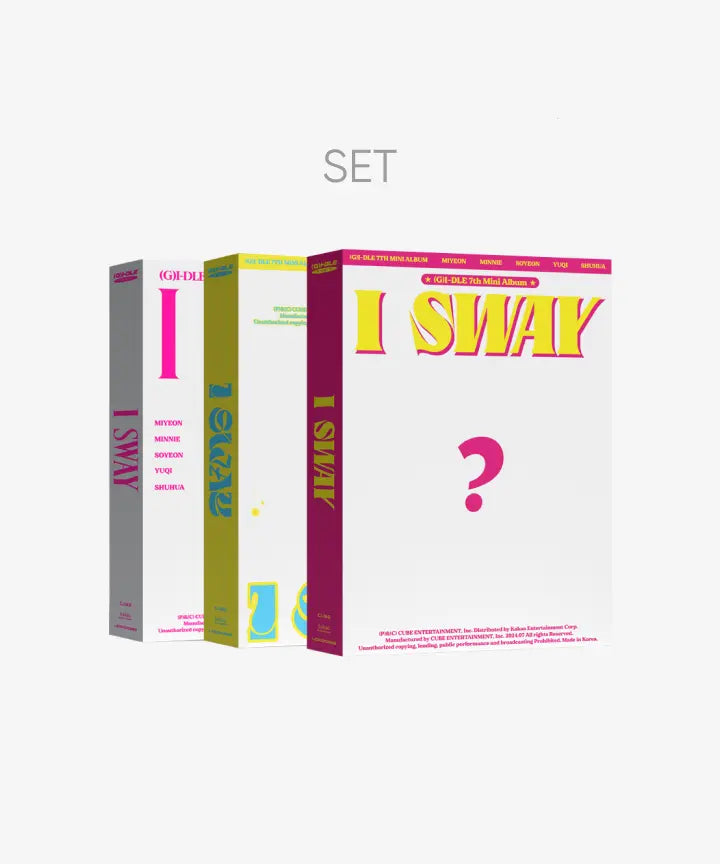 [i-dle (아이들)] 7th Mini Album [I SWAY] (Set)