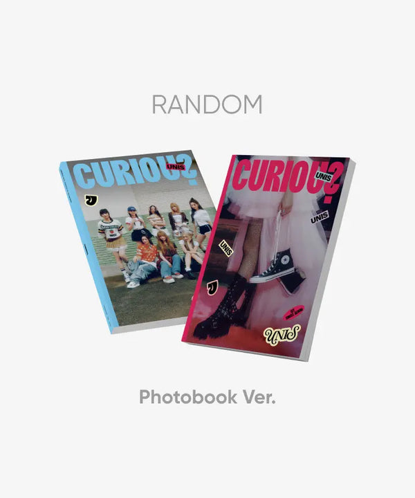 [UNIS] 1st Single Album [CURIOUS] (Photobook Ver.) (Random)