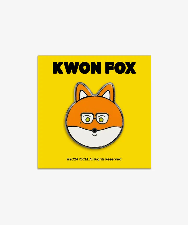 [10CM] Kwon Fox Badge