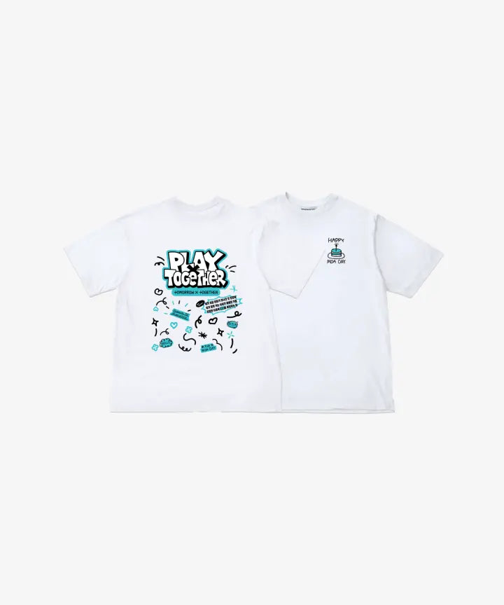 [TOMORROW X TOGETHER] [SOOBIN] OVERSIZED T-SHIRT (WHITE)