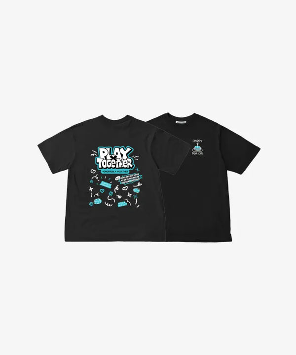 [TOMORROW X TOGETHER] [SOOBIN] OVERSIZED T-SHIRT (BLACK)