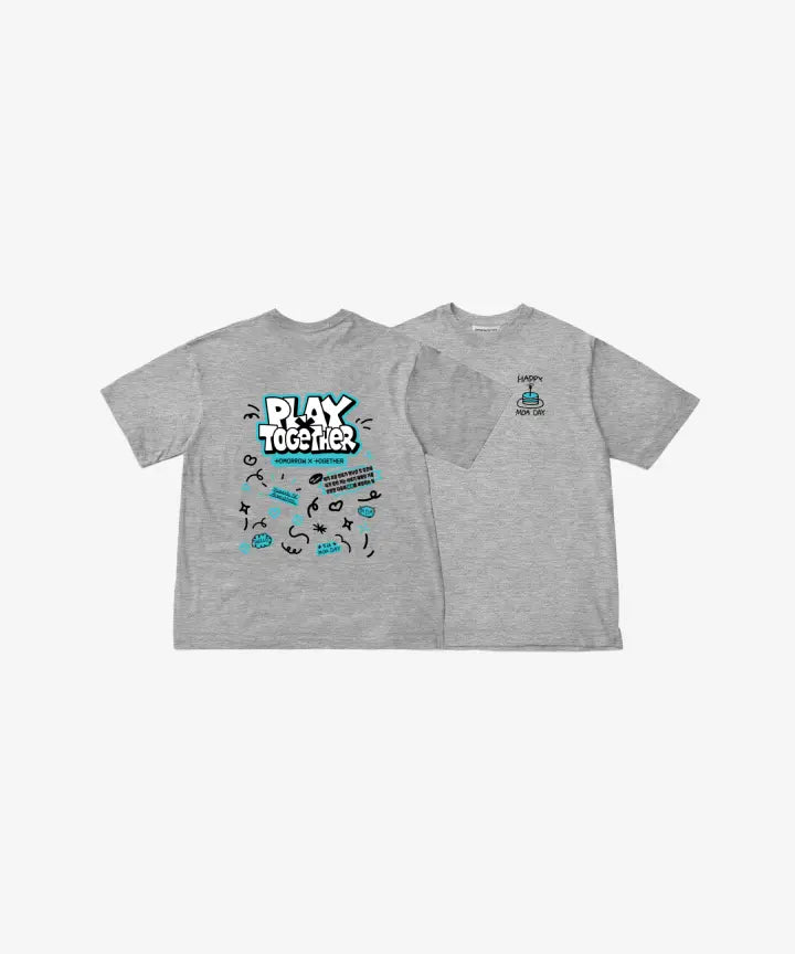 [TOMORROW X TOGETHER] [SOOBIN] OVERSIZED T-SHIRT (GREY)