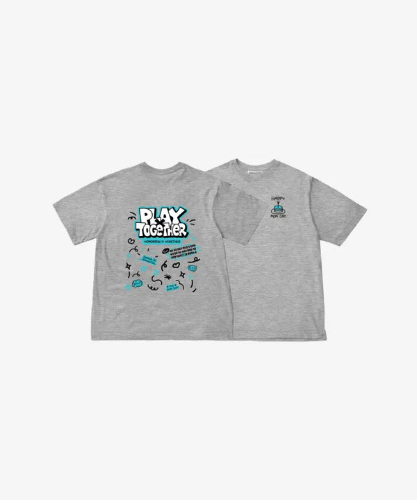 [TOMORROW X TOGETHER] [SOOBIN] OVERSIZED T-SHIRT (GREY)