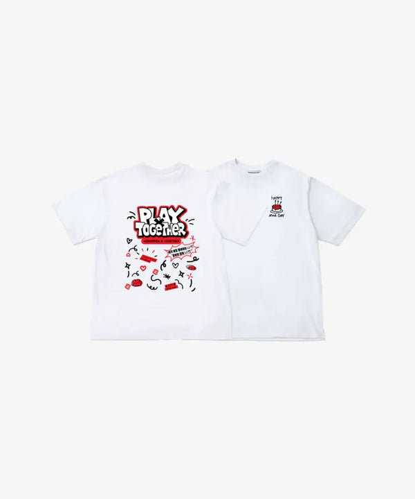[TOMORROW X TOGETHER] [YEONJUN] OVERSIZED T-SHIRT (WHITE)