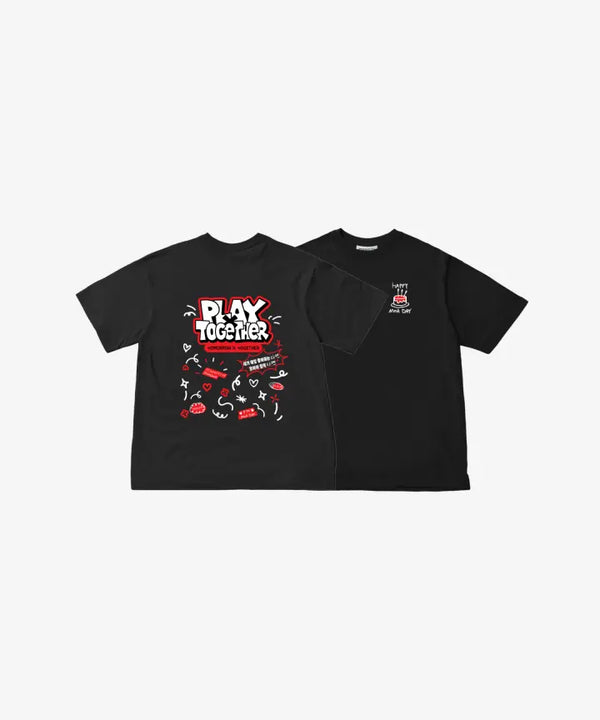 [TOMORROW X TOGETHER] [YEONJUN] OVERSIZED T-SHIRT (BLACK)