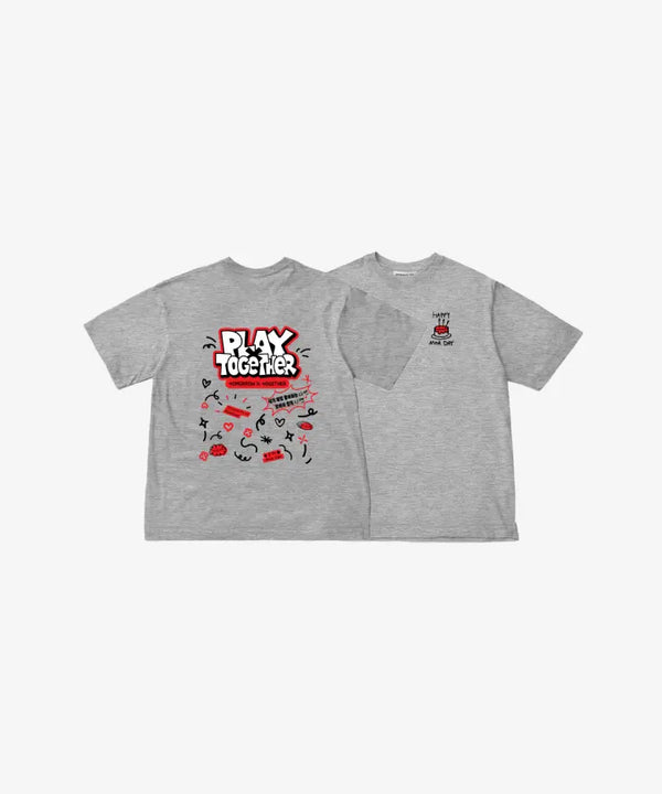 [TOMORROW X TOGETHER] [YEONJUN] OVERSIZED T-SHIRT (GREY)