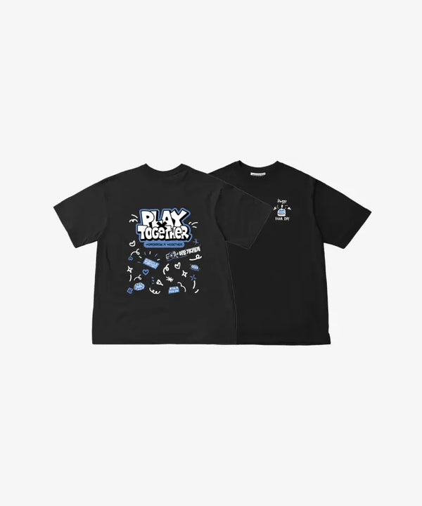 [TOMORROW X TOGETHER] [TAEHYUN] OVERSIZED T-SHIRT (BLACK)
